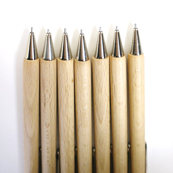 Beechwood mechanical pencil - clip METALIC lead HB - FSC 100%