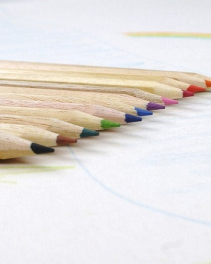 Ecobos doosje met 12 kleurpotloden - FSC 100%