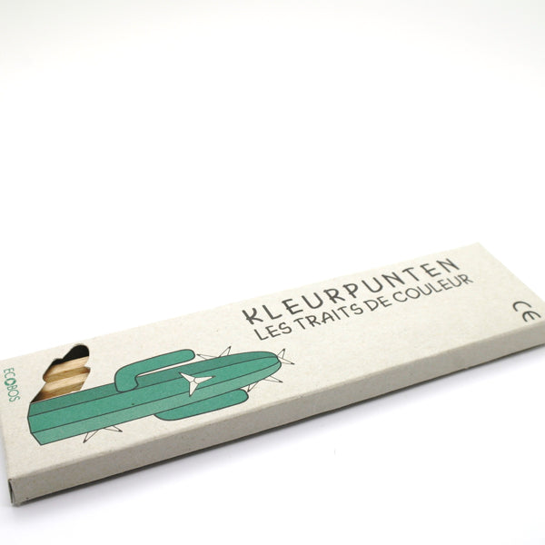 Ecobos box with 6 colored pencils