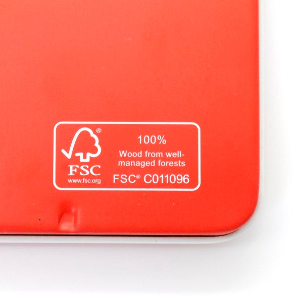 Tin box with 24 colored pencils