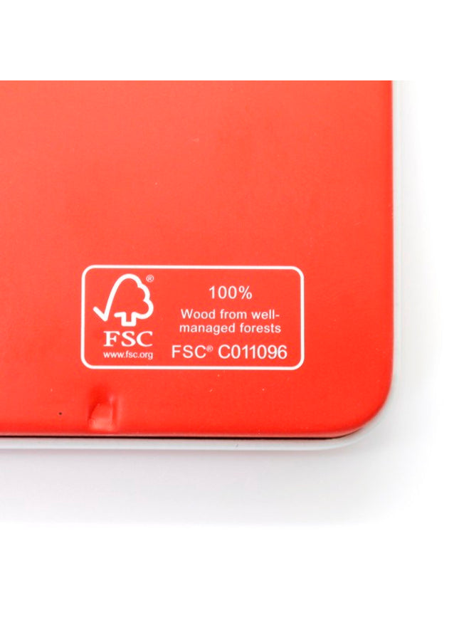 Blikken doos met 24 kleurpotloden