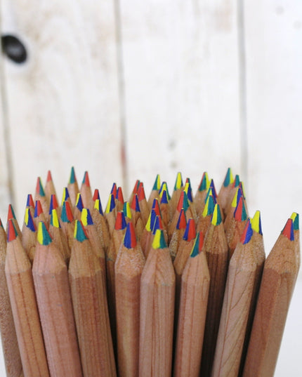 Ecobos tube with 72 rainbow pencils