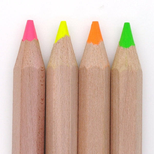 Fluorescent color thick 18 cm - GREEN