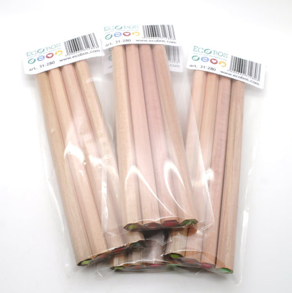 Ecobos blister 4x 1 fluorescent color thicker YELLOW/ORANGE/PINK/GRO