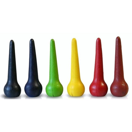 ökonorm - waskrijtjes kleurdruppels 6 kleuren in doos