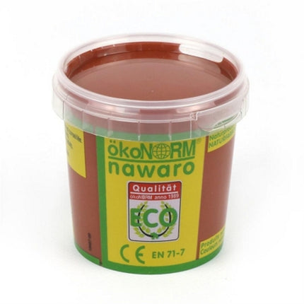 vingerverf 4 kleuren (4x 150ml) - oranje, bruin, zwart, wit