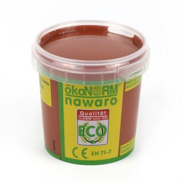 vingerverf 4 kleuren (4x 150ml) - oranje, bruin, zwart, wit