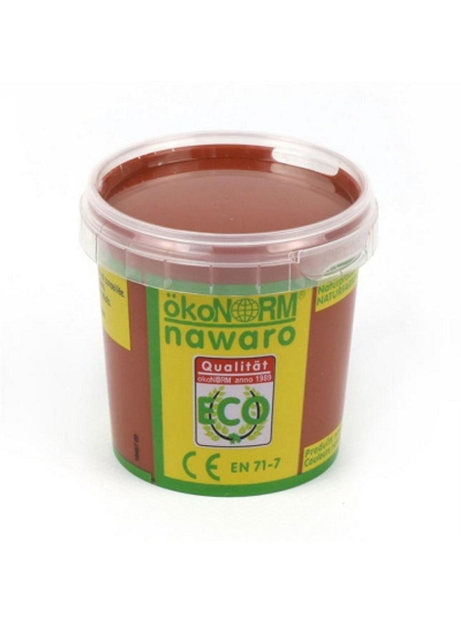 vingerverf 4 kleuren (4x 150ml) - oranje, bruin, zwart, wit