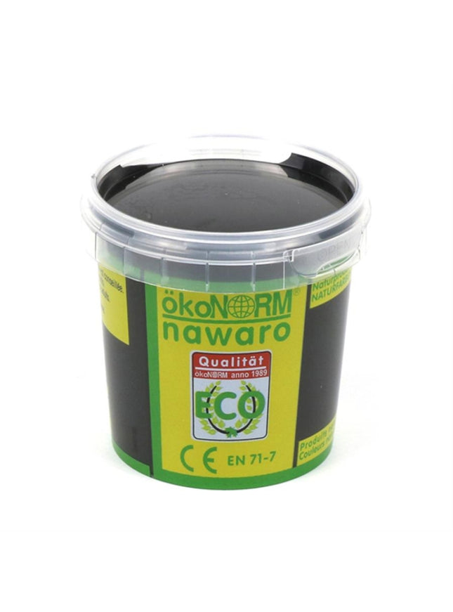 vingerverf 4 kleuren (4x 150ml) - oranje, bruin, zwart, wit