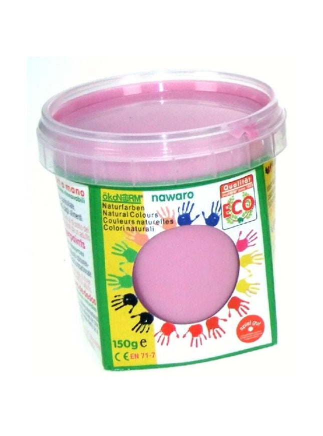 vingerverf "Princess Ecofee" 4 kleuren (4x 150ml) - lichtroze, donkerroze, paars, turkoois