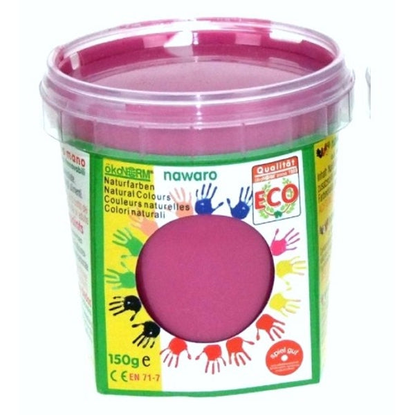 vingerverf "Princess Ecofee" 4 kleuren (4x 150ml) - lichtroze, donkerroze, paars, turkoois