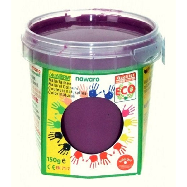 vingerverf "Princess Ecofee" 4 kleuren (4x 150ml) - lichtroze, donkerroze, paars, turkoois