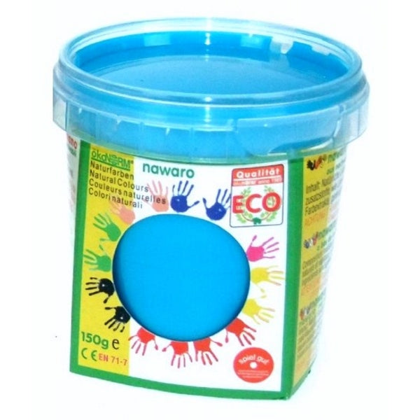 vingerverf "Princess Ecofee" 4 kleuren (4x 150ml) - lichtroze, donkerroze, paars, turkoois