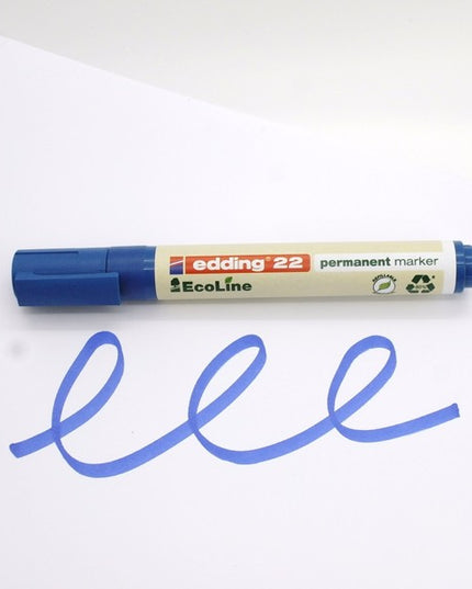 edding EcoLine marqueur permanent 22 - bleu