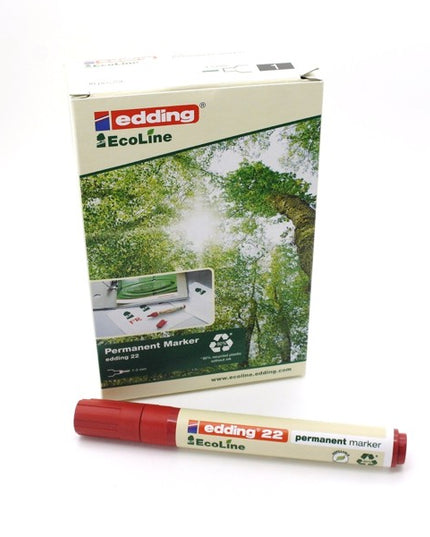 edding EcoLine permanent marker 22 - rood