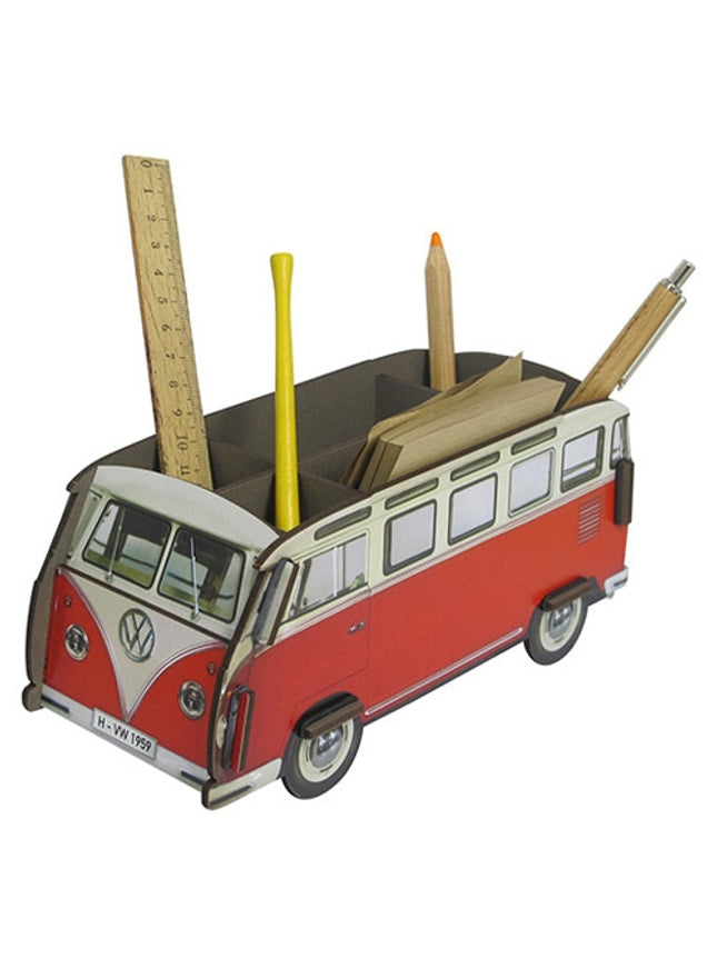 pennenhouder "VW busje" - rood
