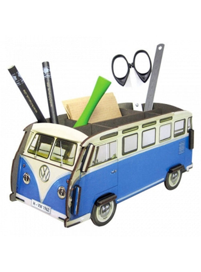 pennenhouder "VW busje" - blauw