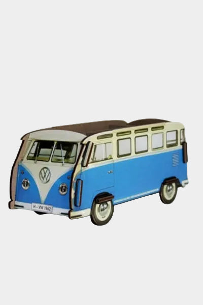 pennenhouder "VW busje" - blauw