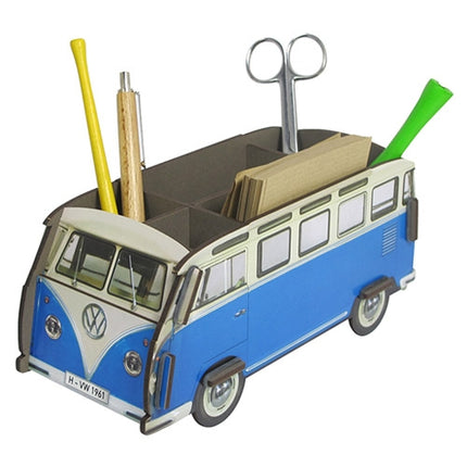 pennenhouder "VW busje" - blauw