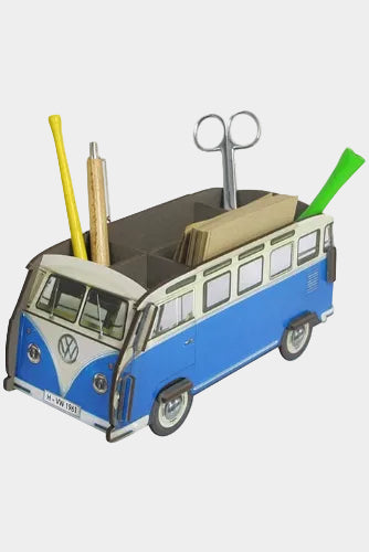 pennenhouder "VW busje" - blauw