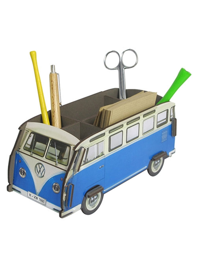 pennenhouder "VW busje" - blauw