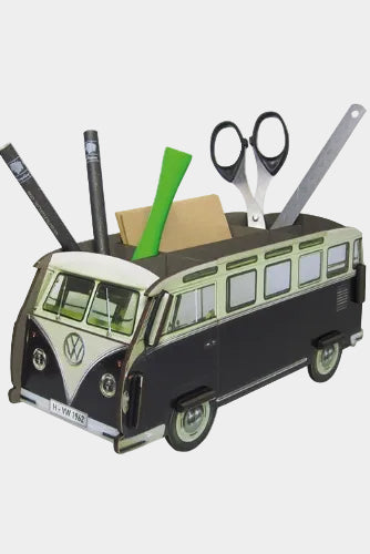 pennenhouder "VW busje" - zwart