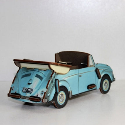 pennenhouder "VW kever cabriolet" - blauw
