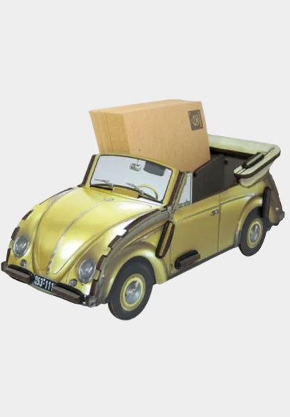 pennenhouder "VW kever cabriolet" - goud
