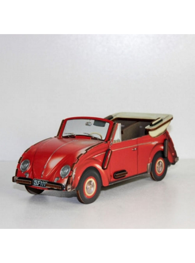 pennenhouder "VW kever cabriolet" - rood