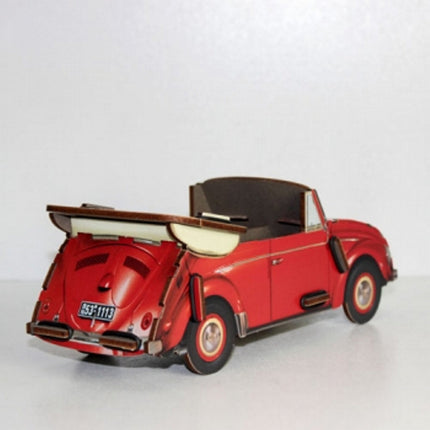pennenhouder "VW kever cabriolet" - rood