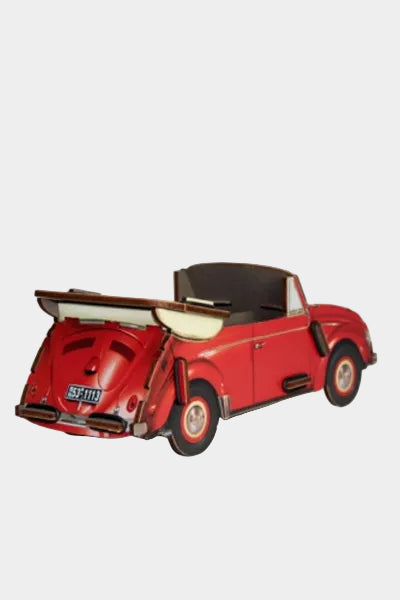 pennenhouder "VW kever cabriolet" - rood