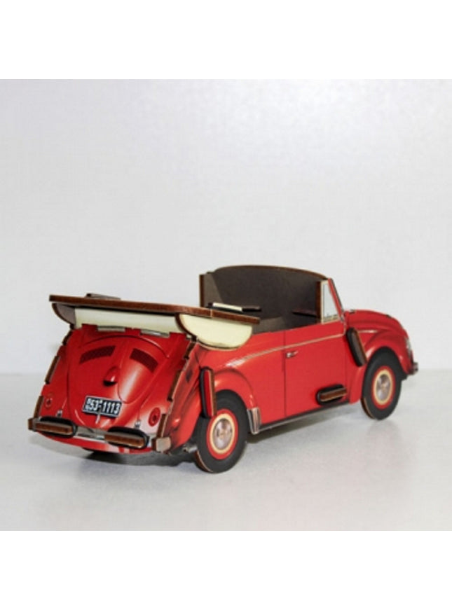 pennenhouder "VW kever cabriolet" - rood