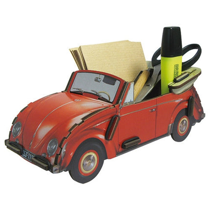 pennenhouder "VW kever cabriolet" - rood