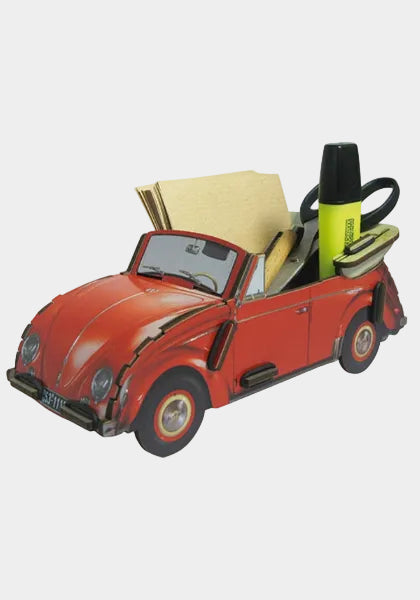 pennenhouder "VW kever cabriolet" - rood