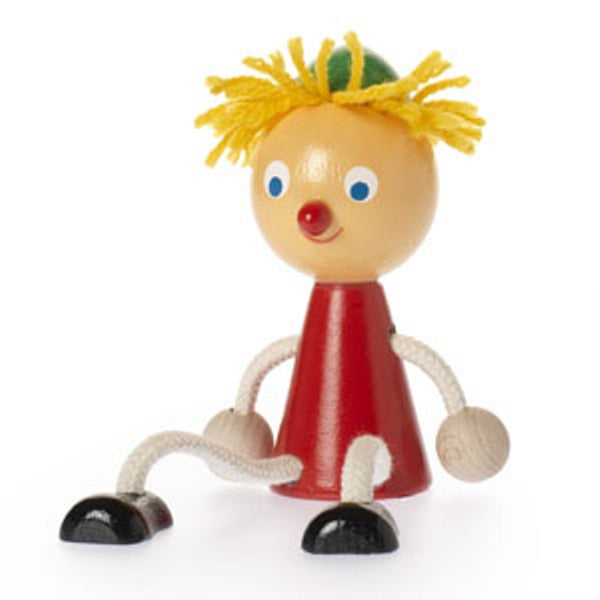 zitfiguur meisje, gekleurd