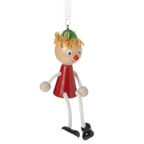 zitfiguur aan veer meisje, gekleurd