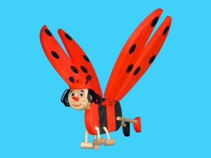 vliegfiguur, gekleurd - lieveheersbeestje