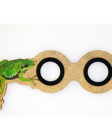 vliegenogen bril - kikker