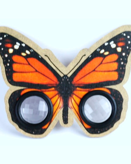 vliegenogen bril - vlinder oranje
