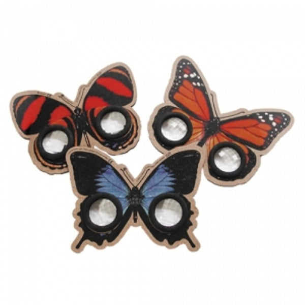 vliegenogen bril - vlinder oranje