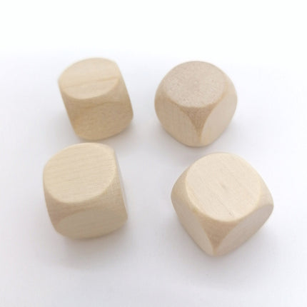 houten dobbelsteen blanco - 16 mm