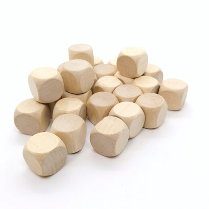 houten dobbelsteen blanco - 16 mm