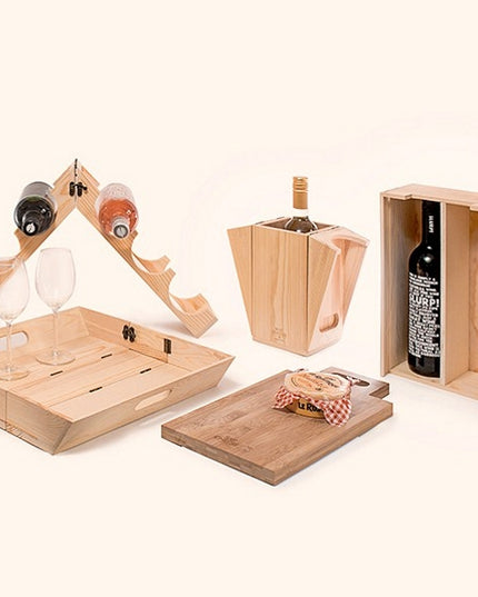 wijnkist - "winelight" - FSC 100%