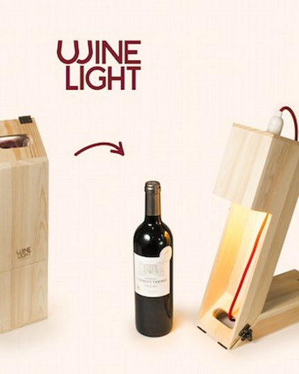 wijnkist - "winelight" - FSC 100%