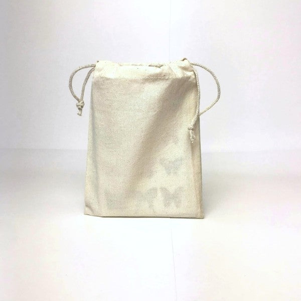 katoenen zak ca. 19x14 cm