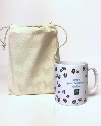 katoenen zak ca. 19x14 cm