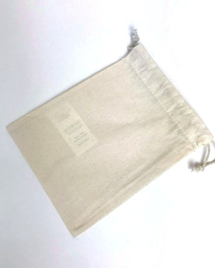 katoenen zak ca. 19x14 cm