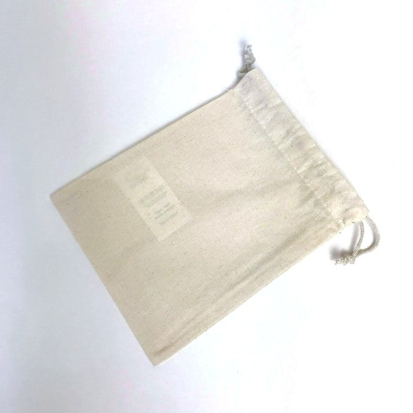 katoenen zak ca. 19x14 cm