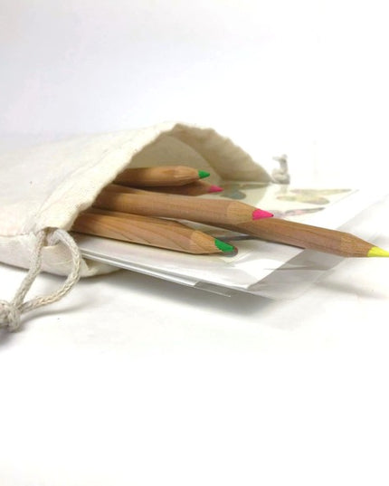 katoenen zak ca. 19x14 cm