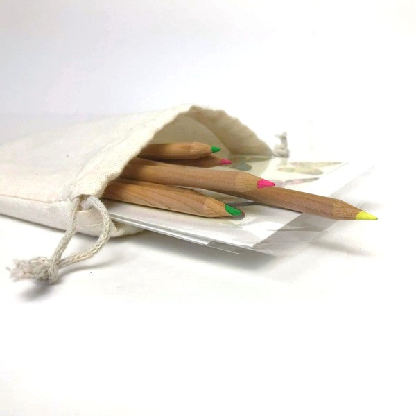 katoenen zak ca. 19x14 cm